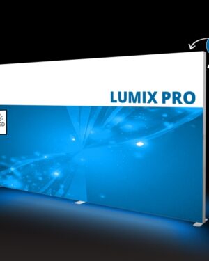 Lumix Go LED beurswand met LumiTex peesdoek