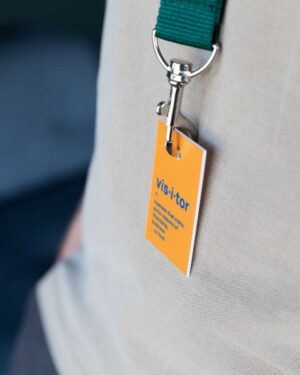 PVC schuimplaat bedrukken als naamkaart of badge voor beurs en evenement