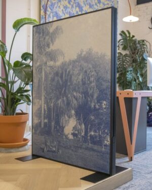 verrijdbare akoestische scheidingswand kantoor