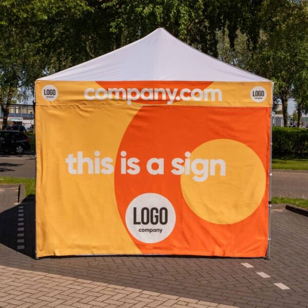 partytent met logo